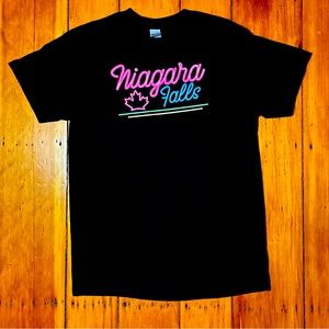 Niagara Falls Neon Souvineer T-Shirt
Gildan Brand 
Size Medium Unisex